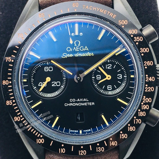 歐米茄複刻男士腕表手錶 OMEGA超霸系列月之暗面計時表  gjs2286